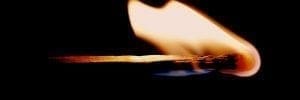 Fire Safety checklist - burning match
